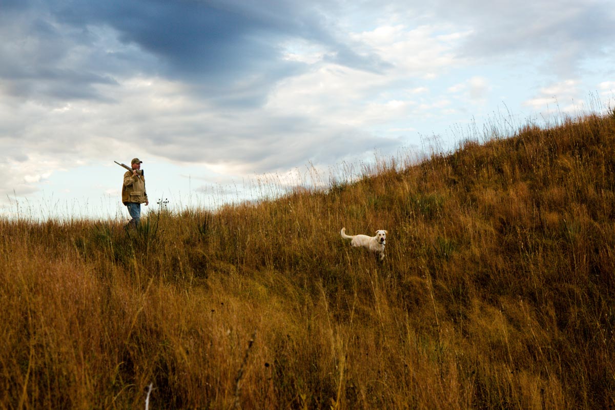 Grouse hunting in the Nebraska Sandhills, Thomas County. Photo by Julie Geiser.